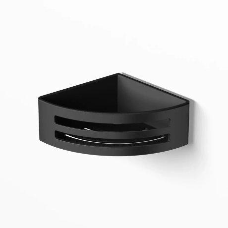 Душевая полка LANGBERGER ACCESSORIES 75660-BPC подвесная цвет черный матовый