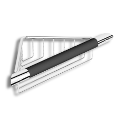 Душевая полка LANGBERGER ACCESSORIES 72155 подвесная с поручнем цвет хром