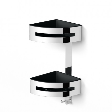 Душевая полка LANGBERGER ACCESSORIES 75862 подвесная с крючком для водосгона цвет хром