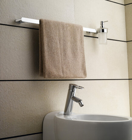 Полотенцедержатель LANGBERGER LUGANO 24001A подвесной цвет хром