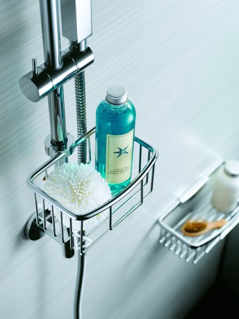 Полка для душевой стойки LANGBERGER ACCESSORIES 76260 подвесная цвет хром