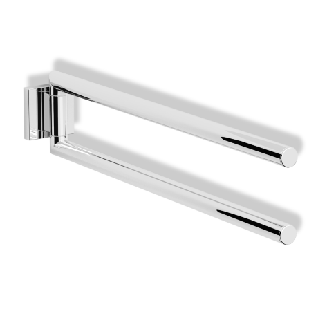 Полотенцедержатель LANGBERGER LEDRO 11808E подвесной поворотный цвет хром