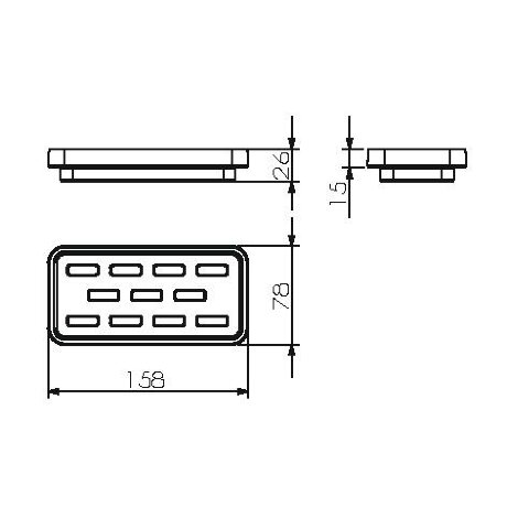 Мыльница к держателю LANGBERGER MELVIN 32015A-00-01 подвесная или настольный цвет хром