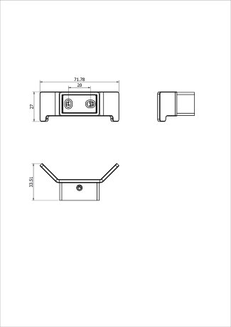 Крючок LANGBERGER ACCESSORIES 37532A подвесной цвет хром