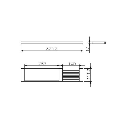 Душевая полка LANGBERGER VICO 31060C подвесная цвет хром